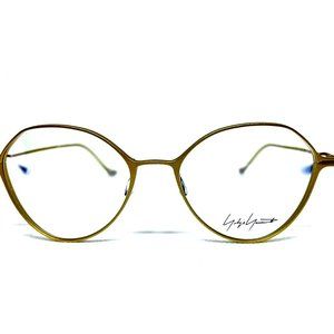 Yohji Yamamoto YY3023 400 Optical Frame 52-17 - Matte Gold - Brand New